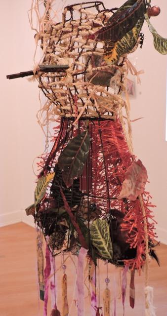 art work with found objects, self-portrait, autobiographical